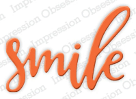 Smile Craft Word Die Sentiment by Impression Obsession